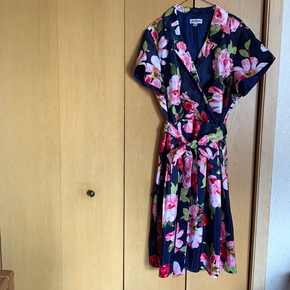 Beautiful Shelby- Palmer Floral Shirtwaist dress.